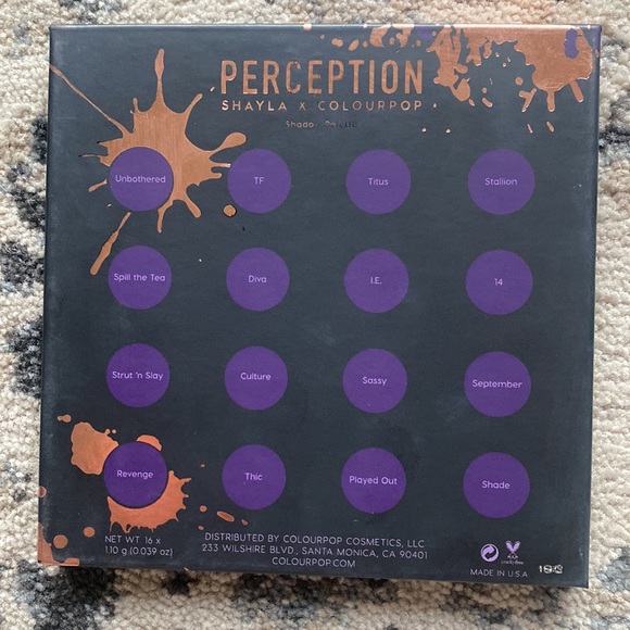 Shayla X Colourpop “Perception” Palette - Picture 7 of 7
